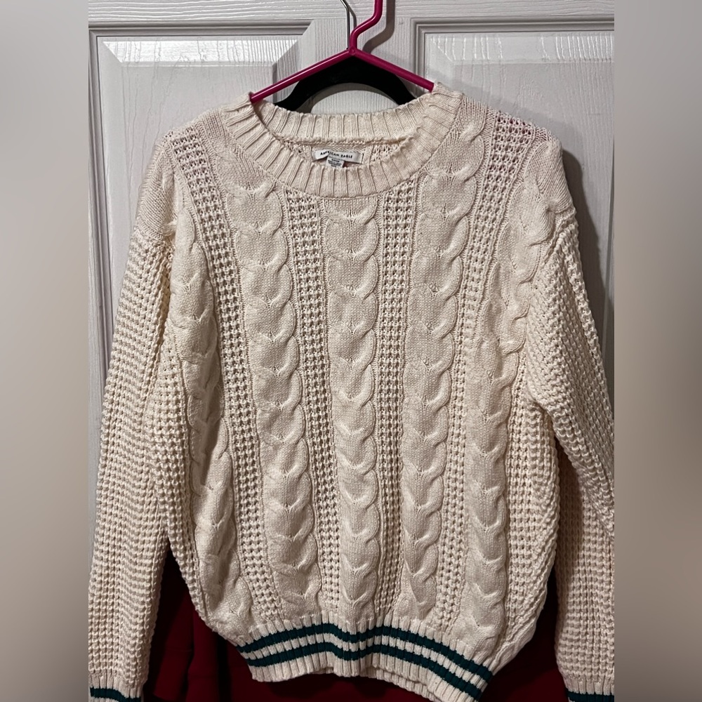 American Eagle cable sweater